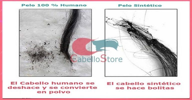 Como diferenciar cabello natural de pelo sintético