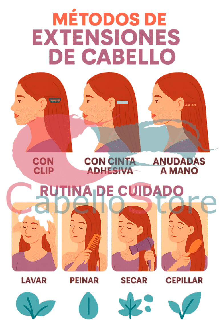 CabelloStore Cuidado de Extensiones