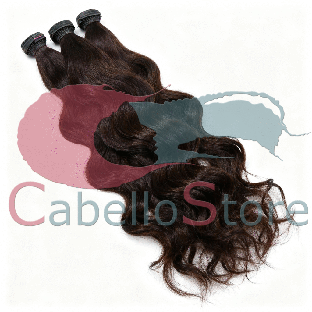 CabelloStore Las mejores extensiones de Cortina de pelo natural 100% natural