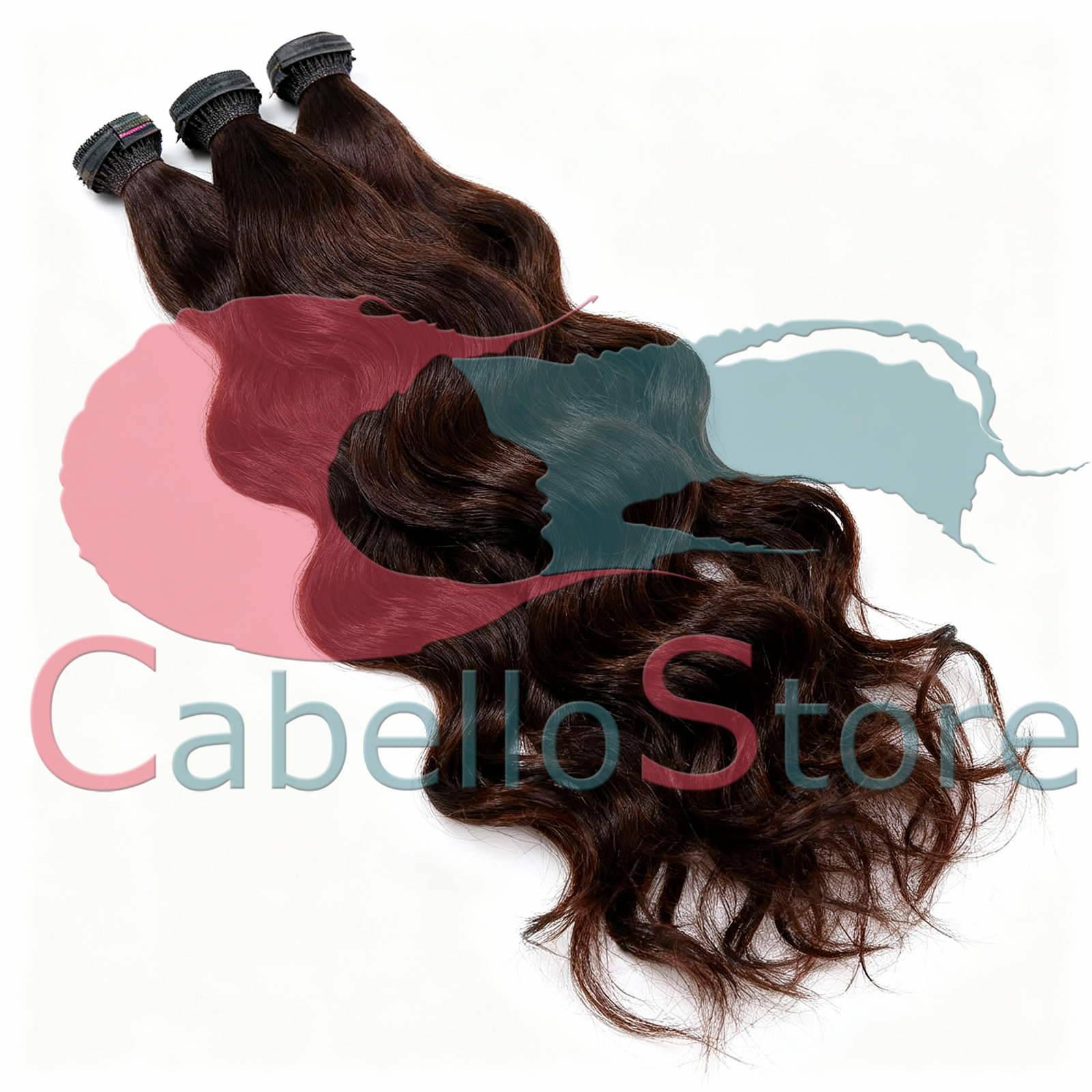 CabelloStore Las mejores extensiones de Cortina de pelo natural 100% natural